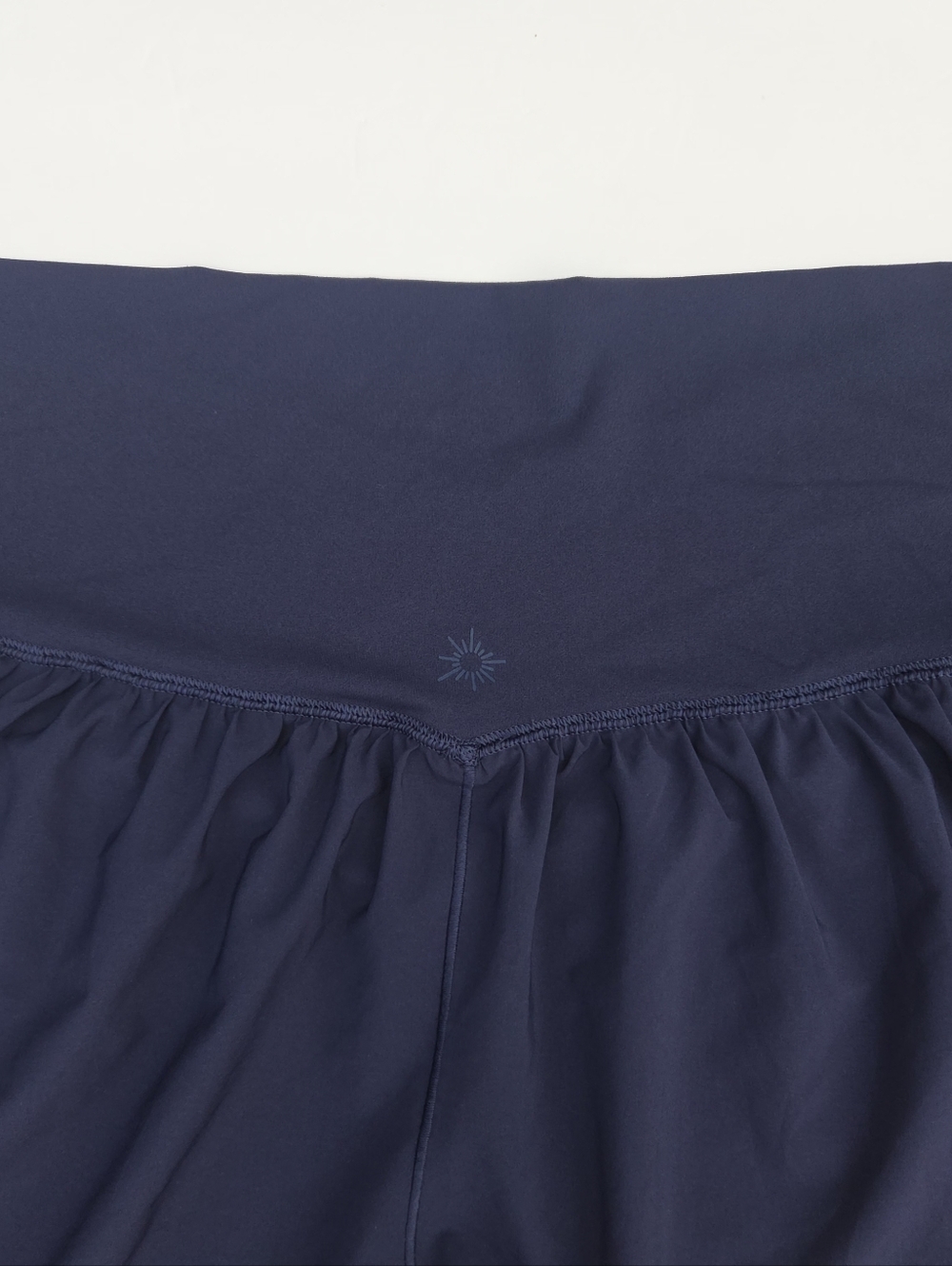 Aerie OFFLINE Real Me Crossover Flowy Shorts Navy Blue XL Athletic Running Short - Picture 9 of 11